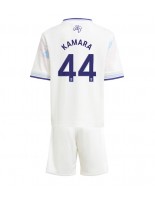 Aston Villa Boubacar Kamara #44 Kolmaspaita Lasten 2025-26 Lyhythihainen (+ shortsit)
